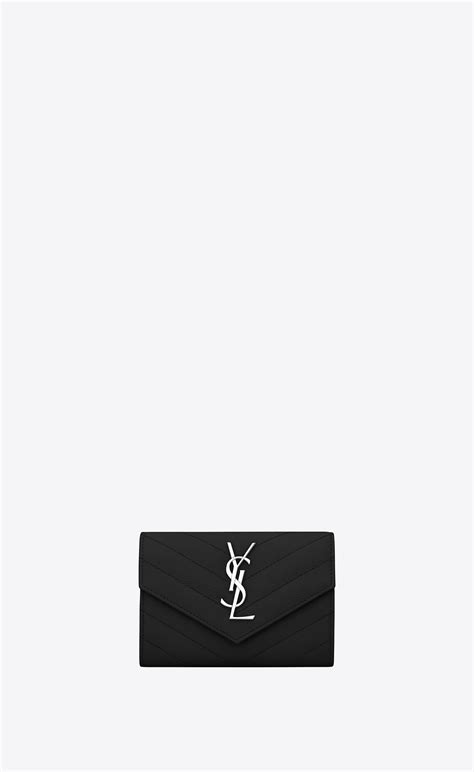 ysl small wallets|ysl small envelope wallet.